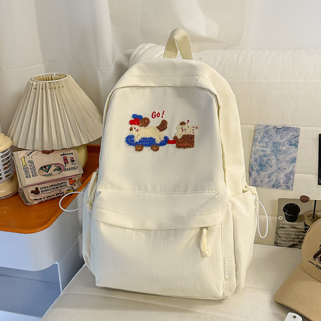 Playful Embroidered Backpack Stornfield