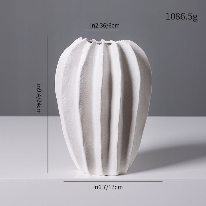 Textured Modern Decorative Ceramic Vase Stornfeild