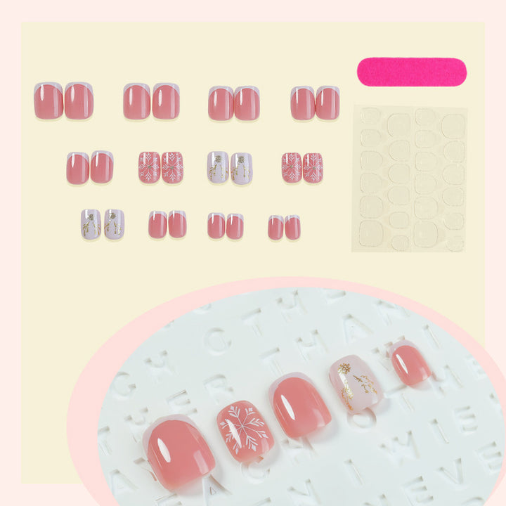 Nail set with elegant Christmas motifs Stornfield