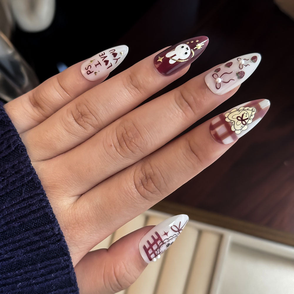 Whimsical Cartoon Press-On Nails Stornfield