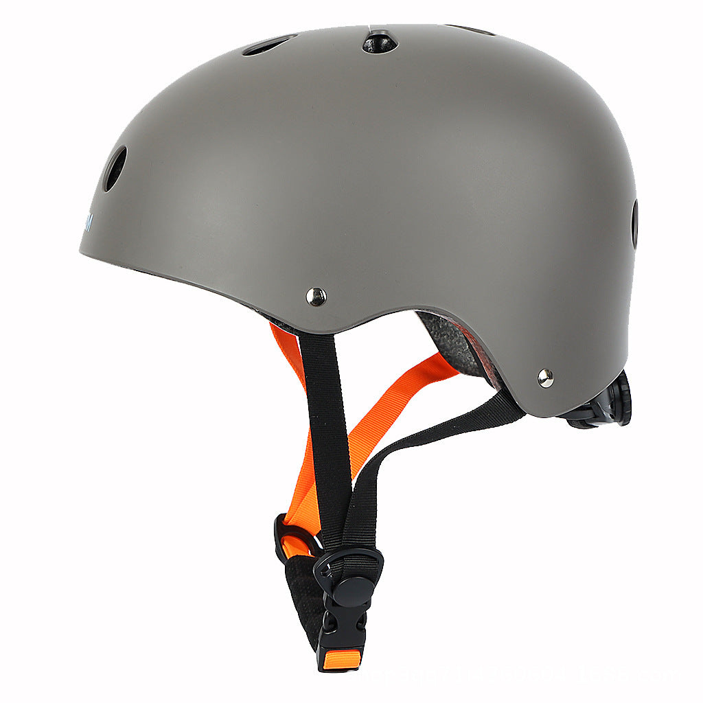 low-profile multi-sport helmet with EPS impact-absorbing liner and adjustable chin strap Stornfield