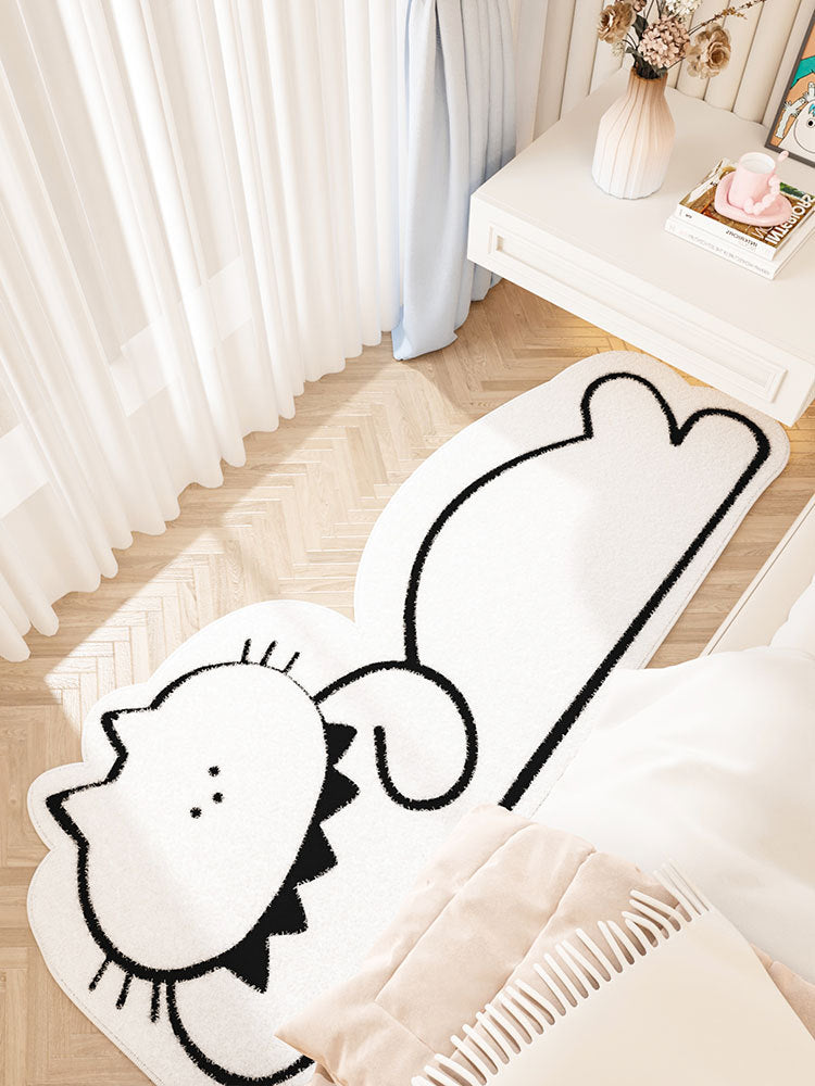 Playful Cat-Themed Accent Rug