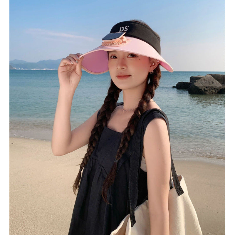 Adjustable sun visor with extra wide brim and breathable headband Stornfield