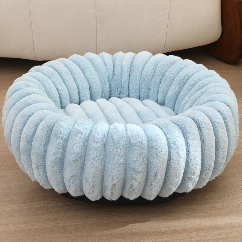 Women Round Cuddle Bed with High Edges Stornfield