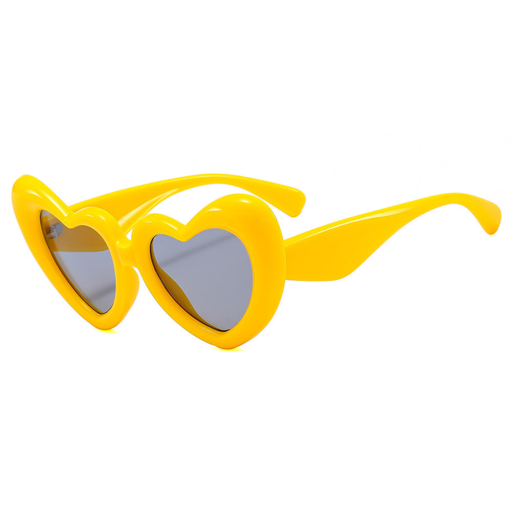 Women Heart-shaped Sunglasses with Stylish Frame Stornfield