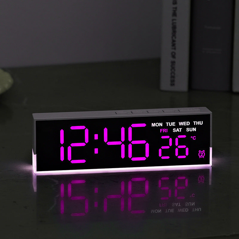 Digital watch with integrated thermometer and weekday display Stornfield