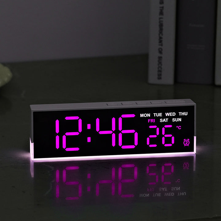 Digital watch with integrated thermometer and weekday display Stornfield