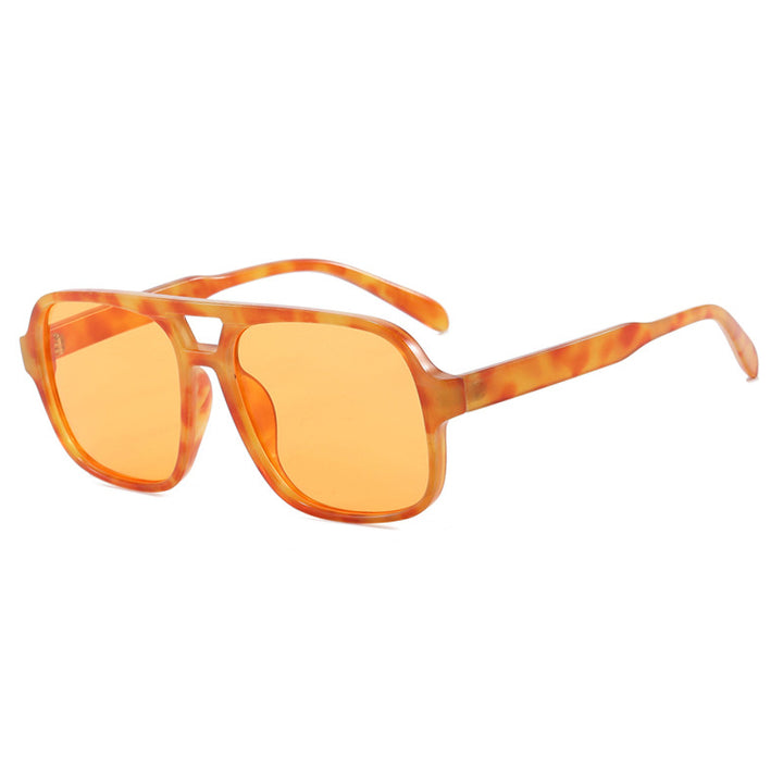 Women's modern square sunglasses with stylish transparent frame Stornfield