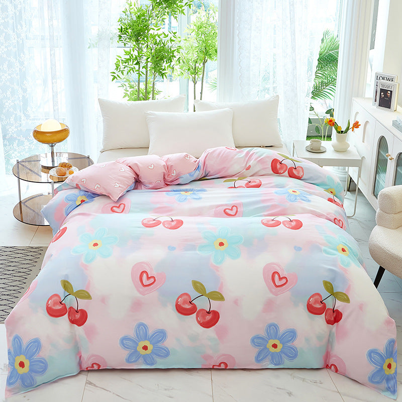 Elegant Floral Patterned Duvet Cover Set