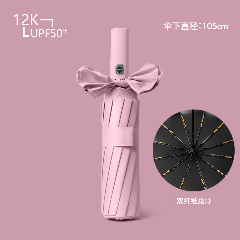 Women's compact and wind-resistant umbrella with UV protection technology Stornfield
