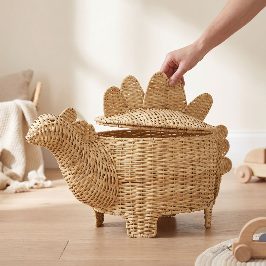 Funny Dinosaur Storage Basket Stornfield