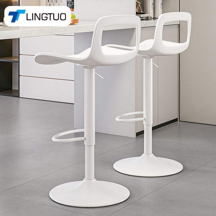 Ergonomic Bar Stool With Adjustable Seat Height And Sturdy Metal Frame Stornfield