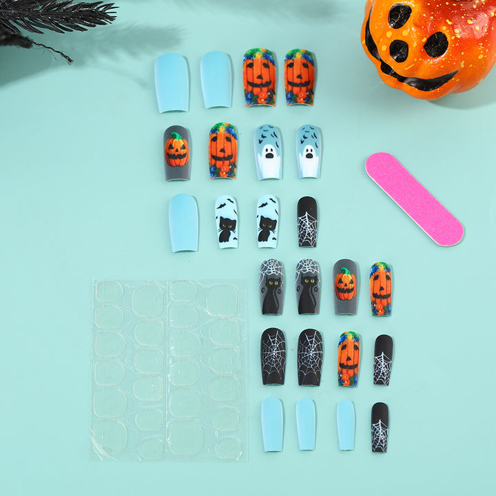 Creative Halloween Design Artificial Nails Stornfield