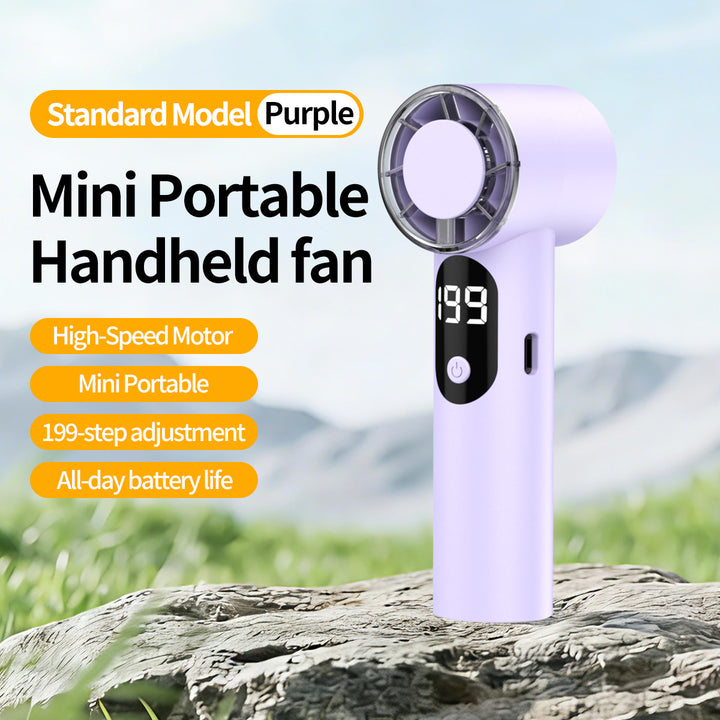 Unisex High-Performance Rechargeable Handheld Fan Stornfield