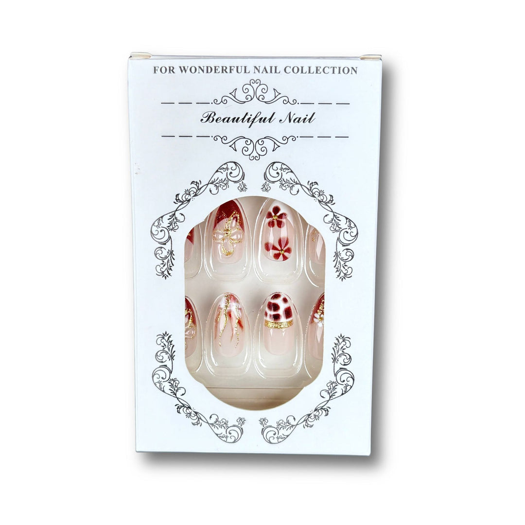 Artfully Designed Press-On Nail Set