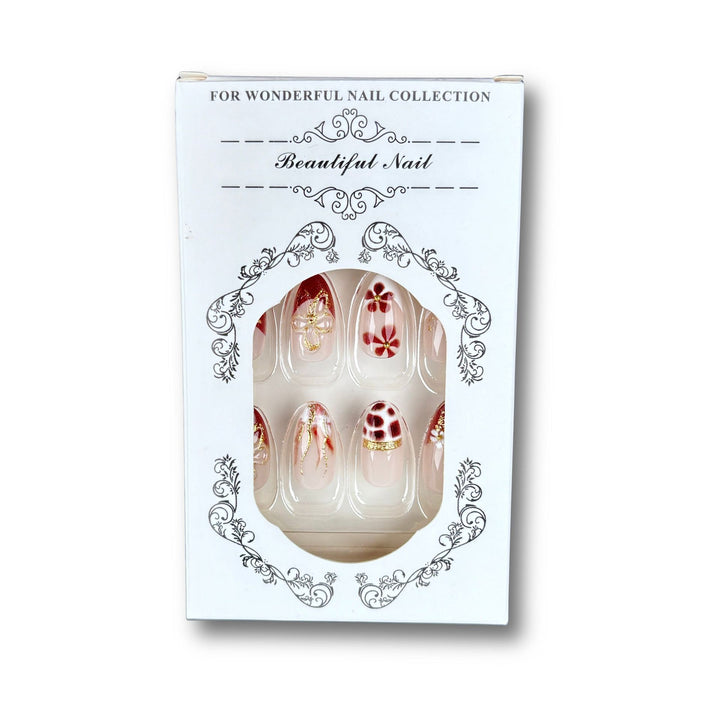 Artfully Designed Press-On Nail Set