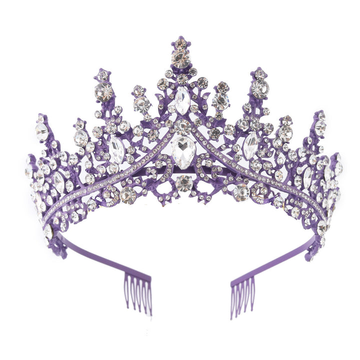Ladies Rhinestone Tiara with Sparkling Gemstones Stornfield