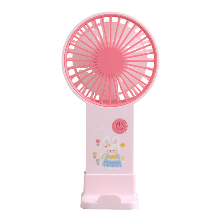 Ladies portable hand fan in playful bunny design Stornfield