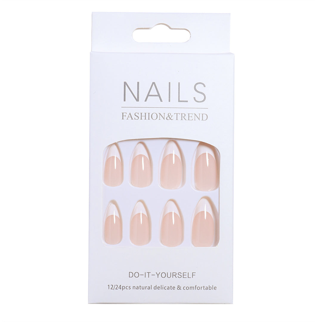 Elegant French Tip Press-On Nails Stornfield 1787224920