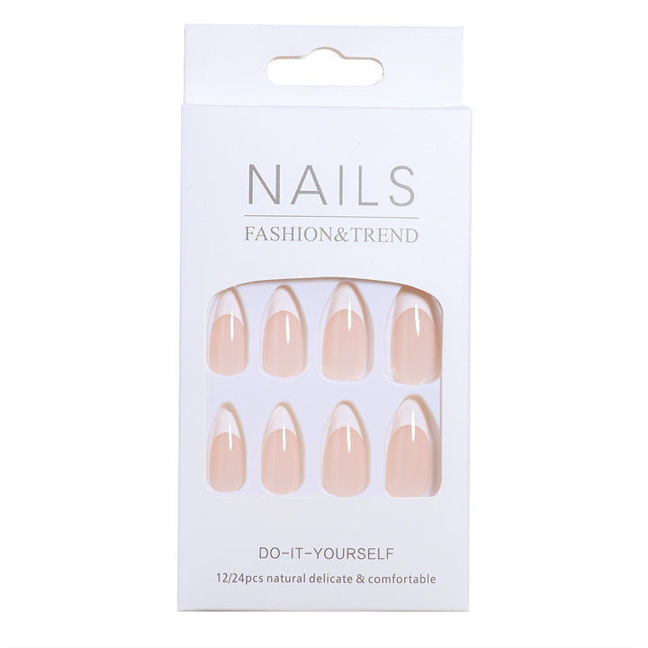 Elegant French Tip Press-On Nails Stornfield 1787224920