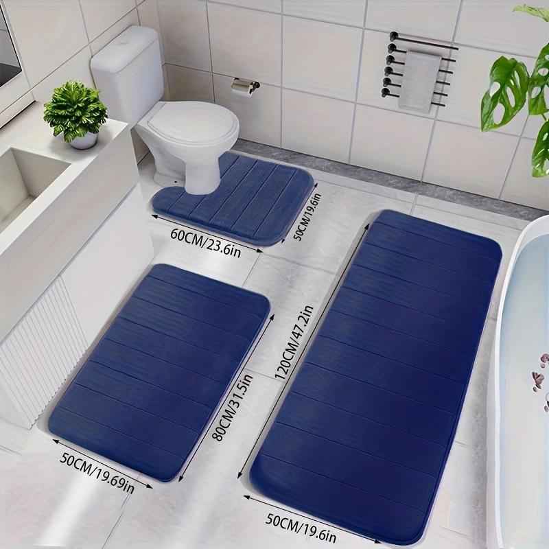 Non-Slip Bathroom Mat Set for Home Use