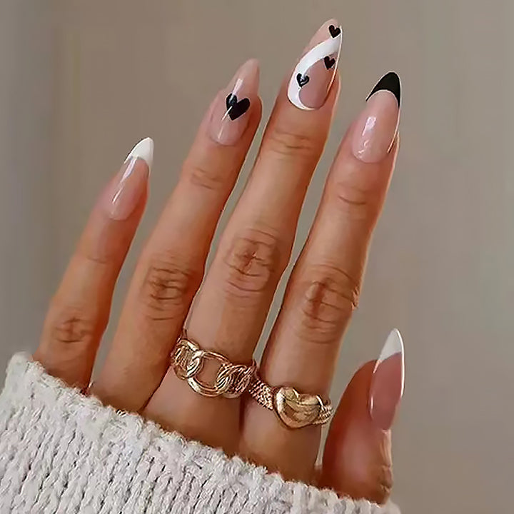 Artificial nails with floral minimalism Stornfield