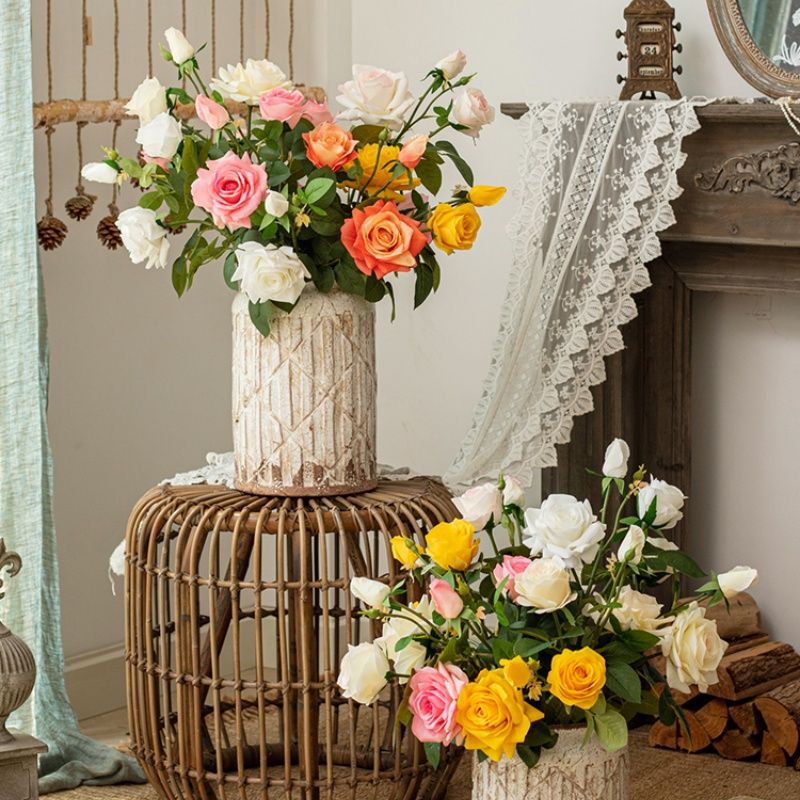 Elegant Synthetic Rose Bouquet