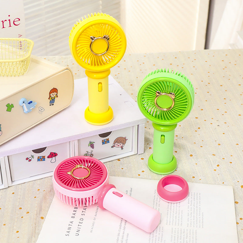 Women's Portable Hand Fan with Cute Animal Design Stornfield