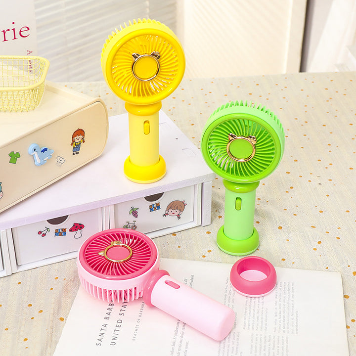 Women's Portable Hand Fan with Cute Animal Design Stornfield