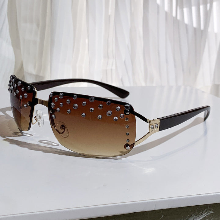 Women's Glamorous Sunglasses with Glitter Accents Stornfield