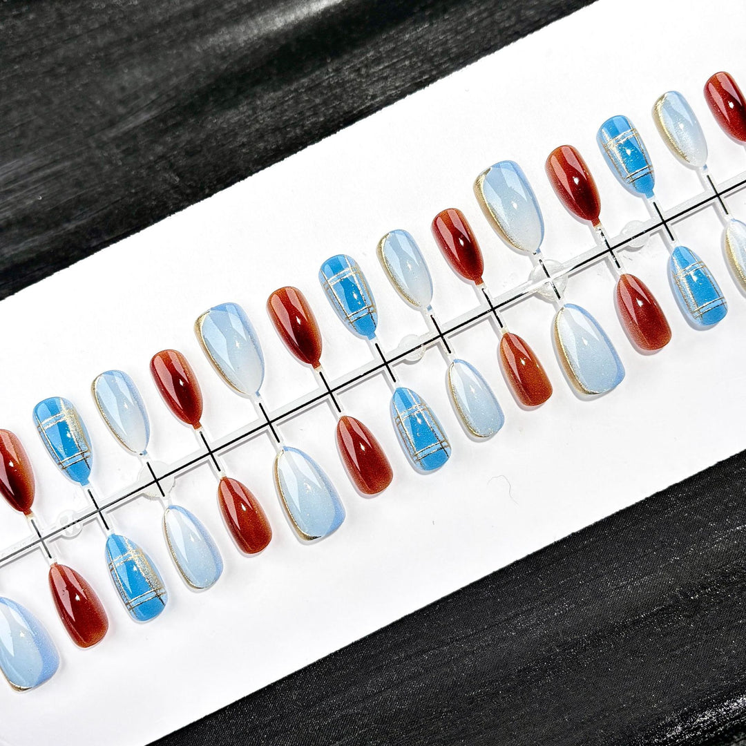 Glamorous Press-On Nail Art Collection