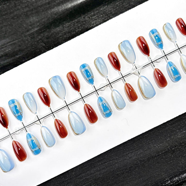 Glamorous Press-On Nail Art Collection