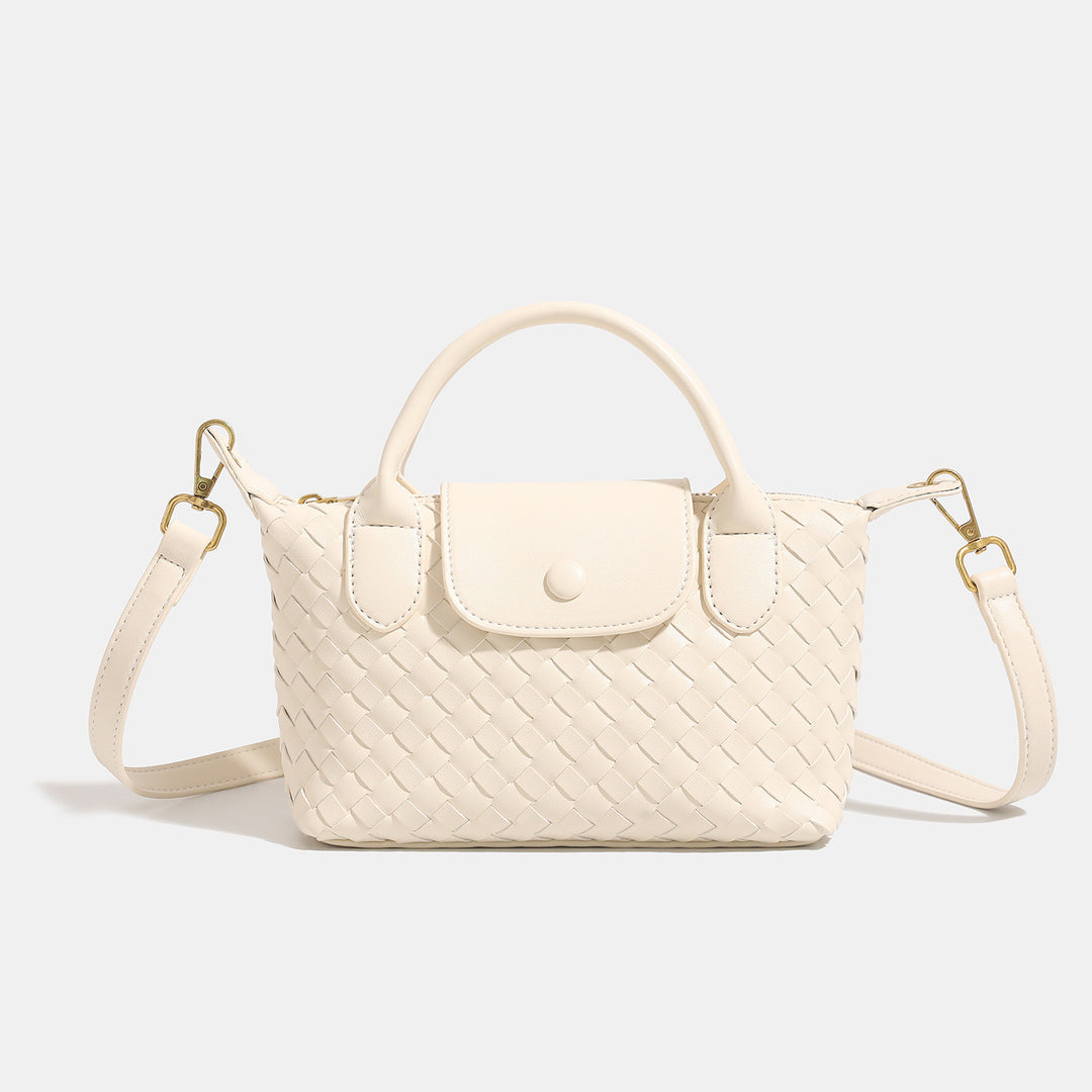 Woven Mini Handheld Crossbody Bag