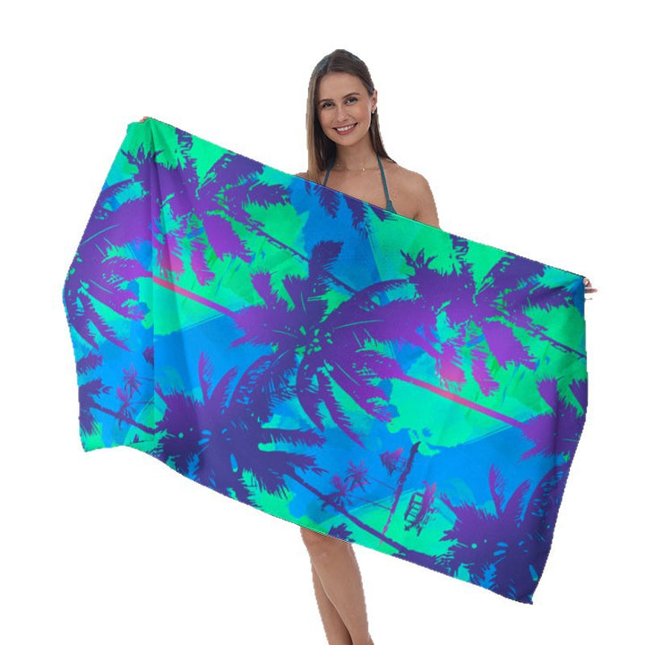 Beach towel with artistic underwater motif Stornfield