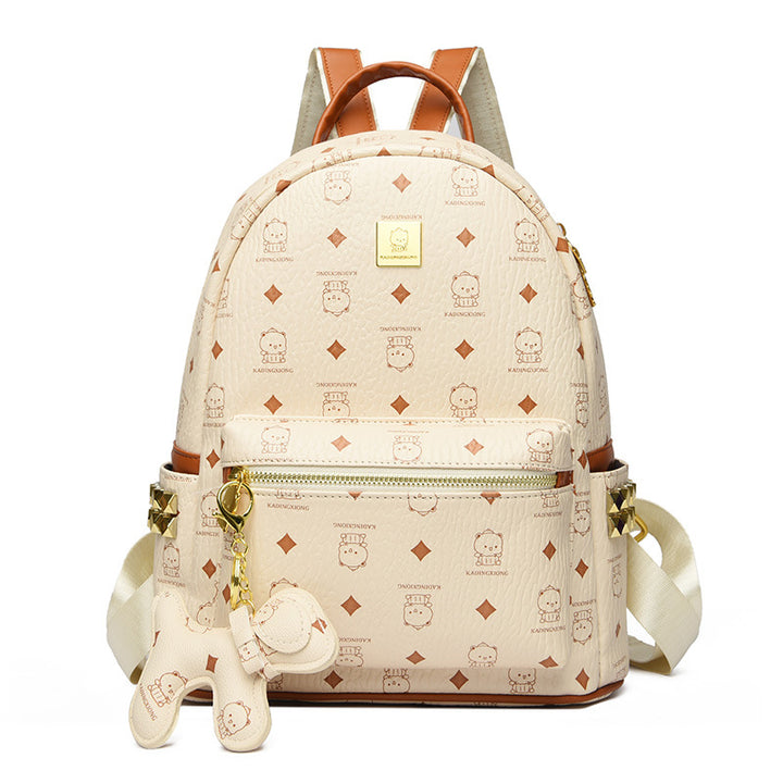 Cute Character Print Mini Backpack
