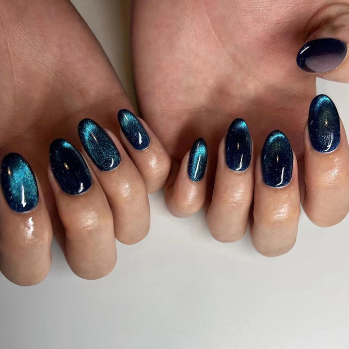 Glittery Gel Nail Art Extensions Stornfield