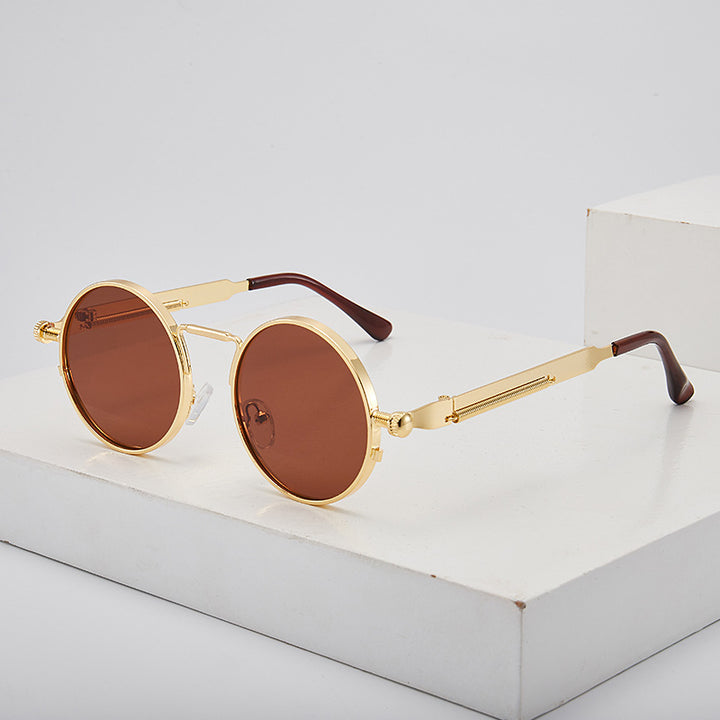 Women elegant round metal glasses Stornfield