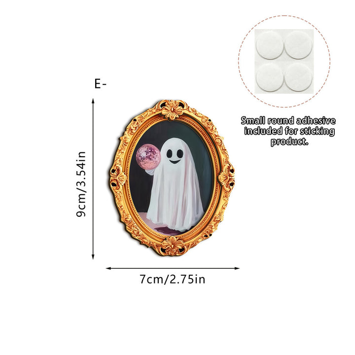 Wall art with creative ghost motif Stornfield