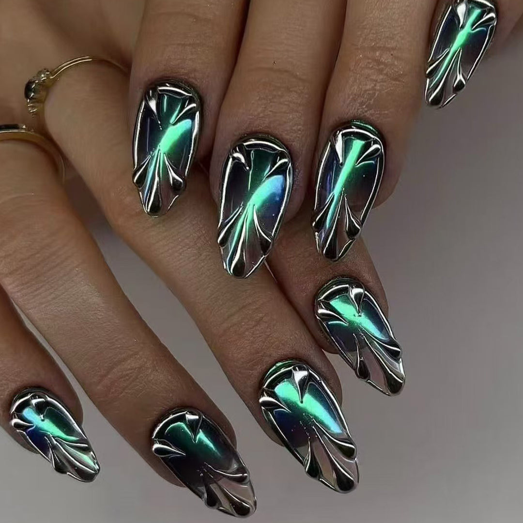 Thematic Artisan Press-On Nail Set Stornfield