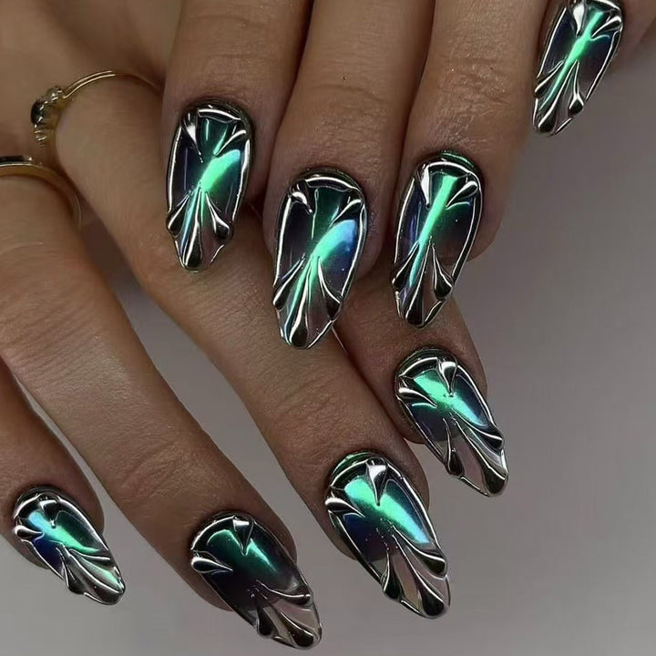 Thematic Artisan Press-On Nail Set Stornfield