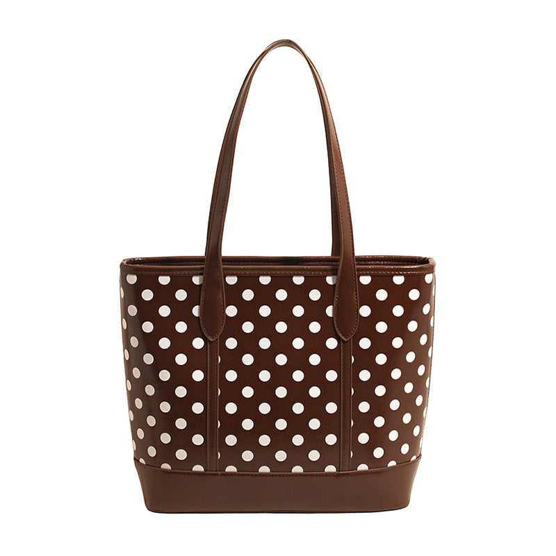 Polka Dot Print Casual Tote Stornfield