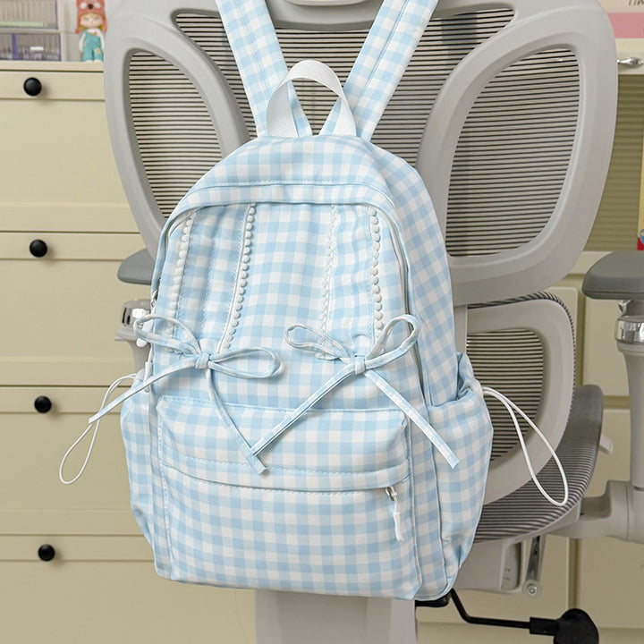 Playful Bunny-Ear Patterned Backpack Stornfield