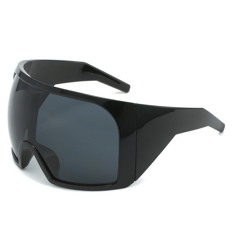 Oversized Shield Sunglasses with Enhanced UV Protection Stornfield