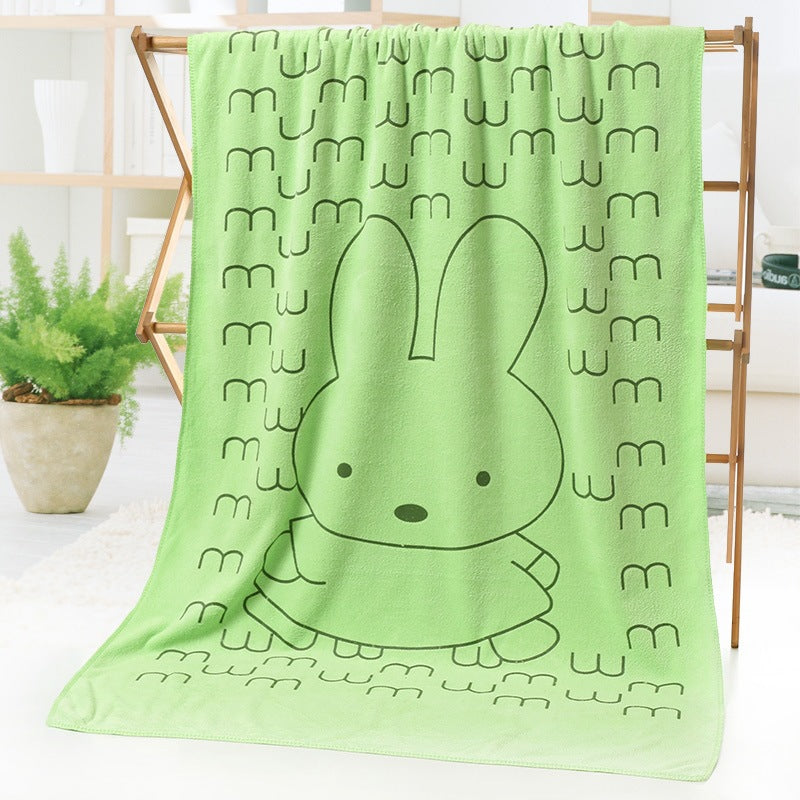 Cartoon-Themed Plush Fleece Blanket