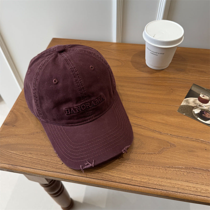 Men's Distressed Fabric Baseball Cap Stornfield