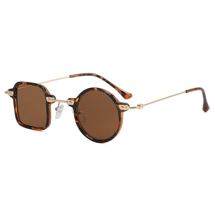 Ladies elegant round hybrid glasses with square design Stornfield