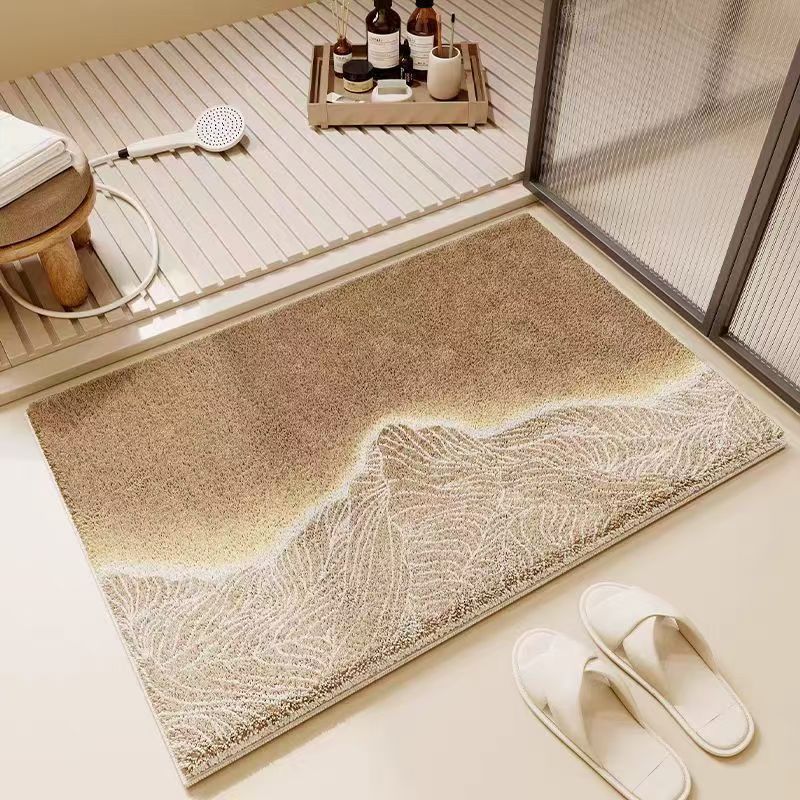 Textured Absorbent Bathroom Mat Stornfield