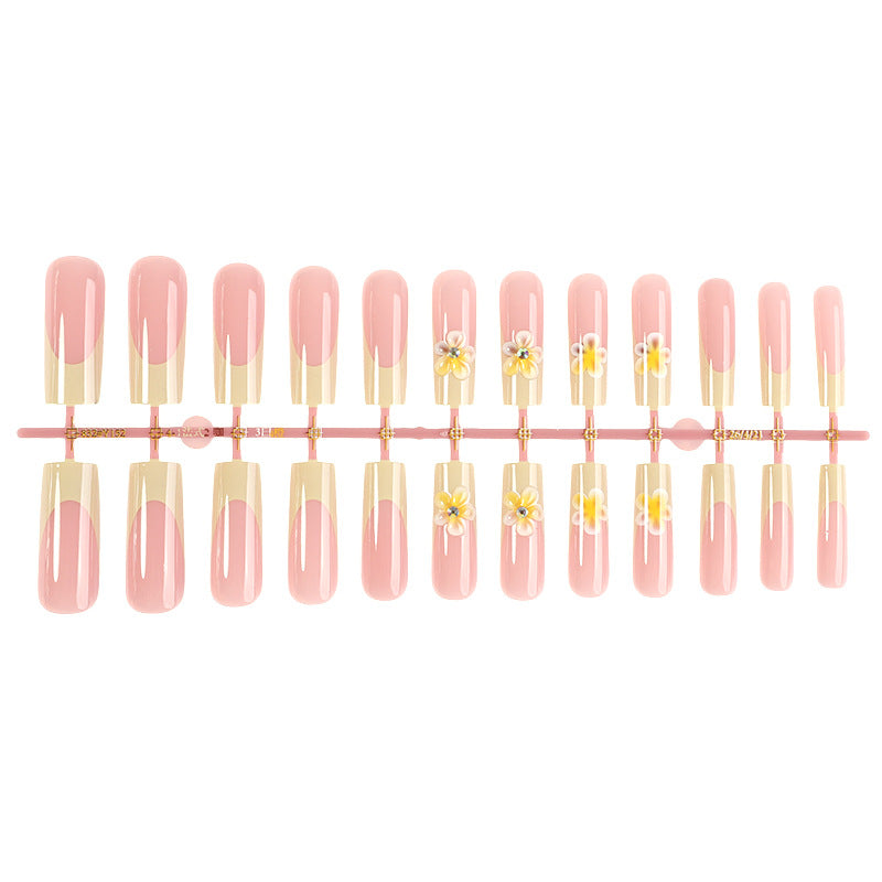 Artistic Floral Press-On Nails Kit Stornfield