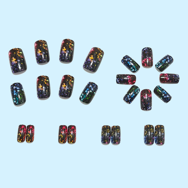 Sparkling artificial nails with glitter effect Stornfield