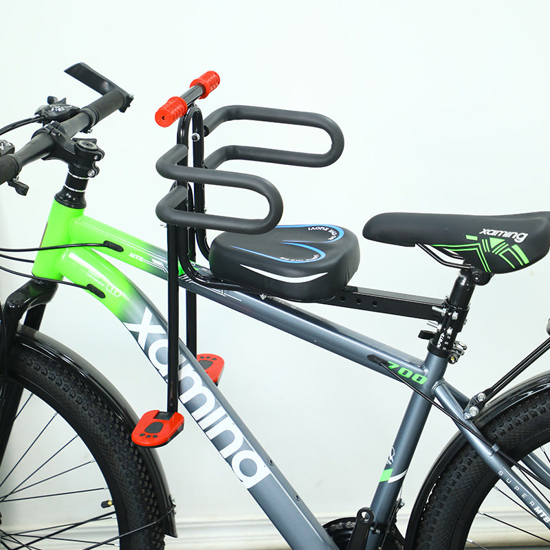 adjustable padded child bicycle passenger seat with safety armrest Stornfield